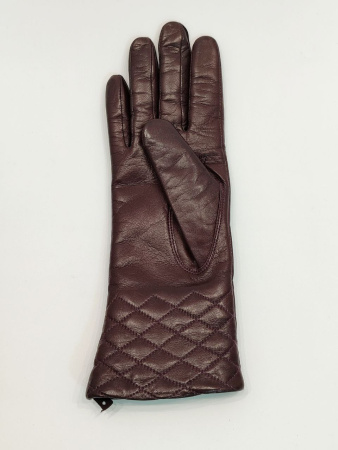 Перчатки женские мод.801р с.1 (р.18 бордовый)