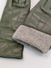Перчатки женские мод.355р с.1 (р.17 оливковый)